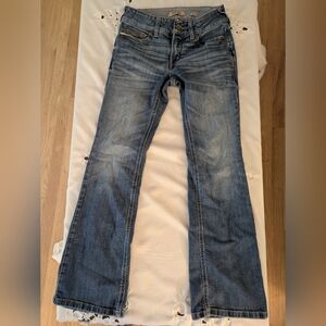 Ariat R.E.A.L Denim Women's Perfect Rise Boot Jeans - Size 27S - Western Cowboy